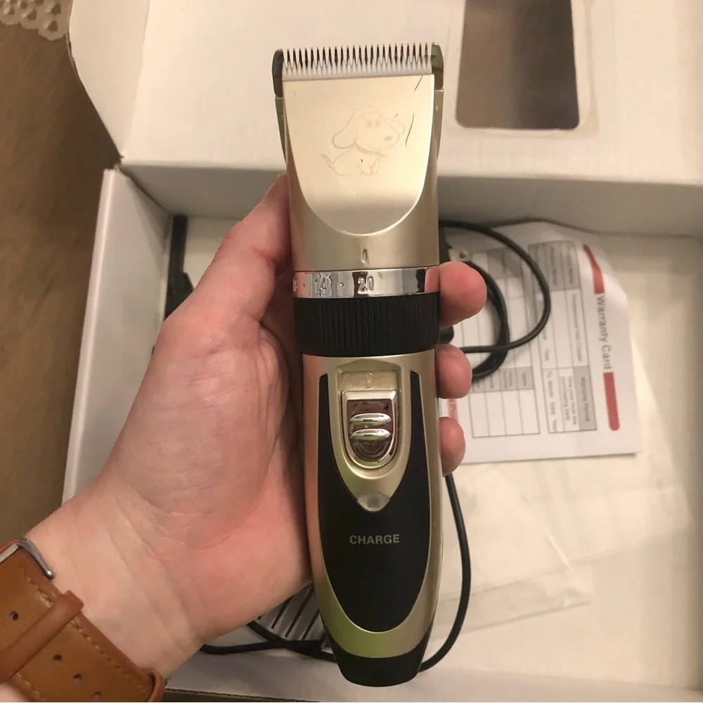 MounTEK Rechargeable Professional Dog Cat Grooming Razor Clippers